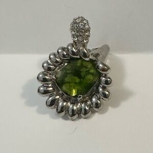 Cocktail ring size 6.5 peridot